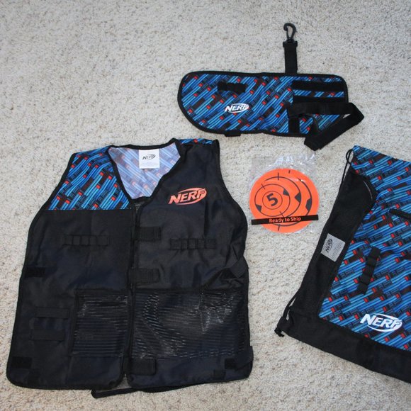NERF DELUXE TACTICAL GEAR PACK NEW in BOX w/TARGETS 2 SETS ONE OPENED ONE SEALED - Picture 4 of 12